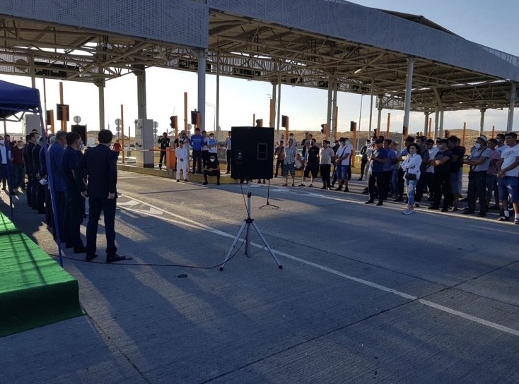 قازاقستان-قىتاي مەملەكەتتىك شەكاراسىندا اۆتوموبيل وتكىزۋ پۋنكتىندەگى جاعدايلار تۋرالى