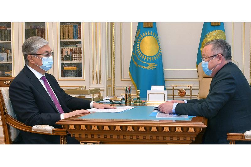 قاسىم-جومارت توقاەۆ اقتوبە وبلىسىنىڭ اكىمىن قابىلدادى