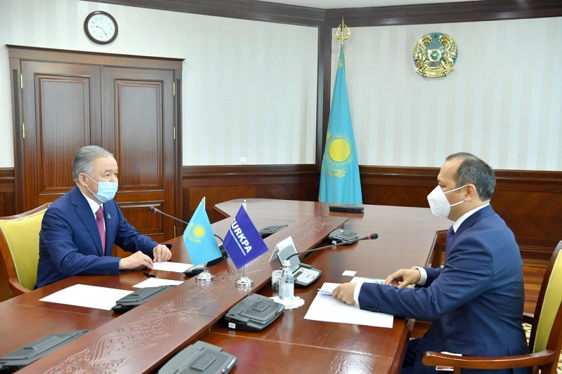 نۇرلان نىعماتۋلين تۇركپا باس حاتشىسىمەن كەزدەستى