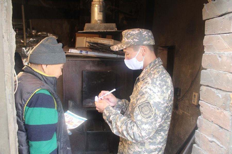 جەر ۇيلەردىڭ دايىندىعىن تەكسەردى