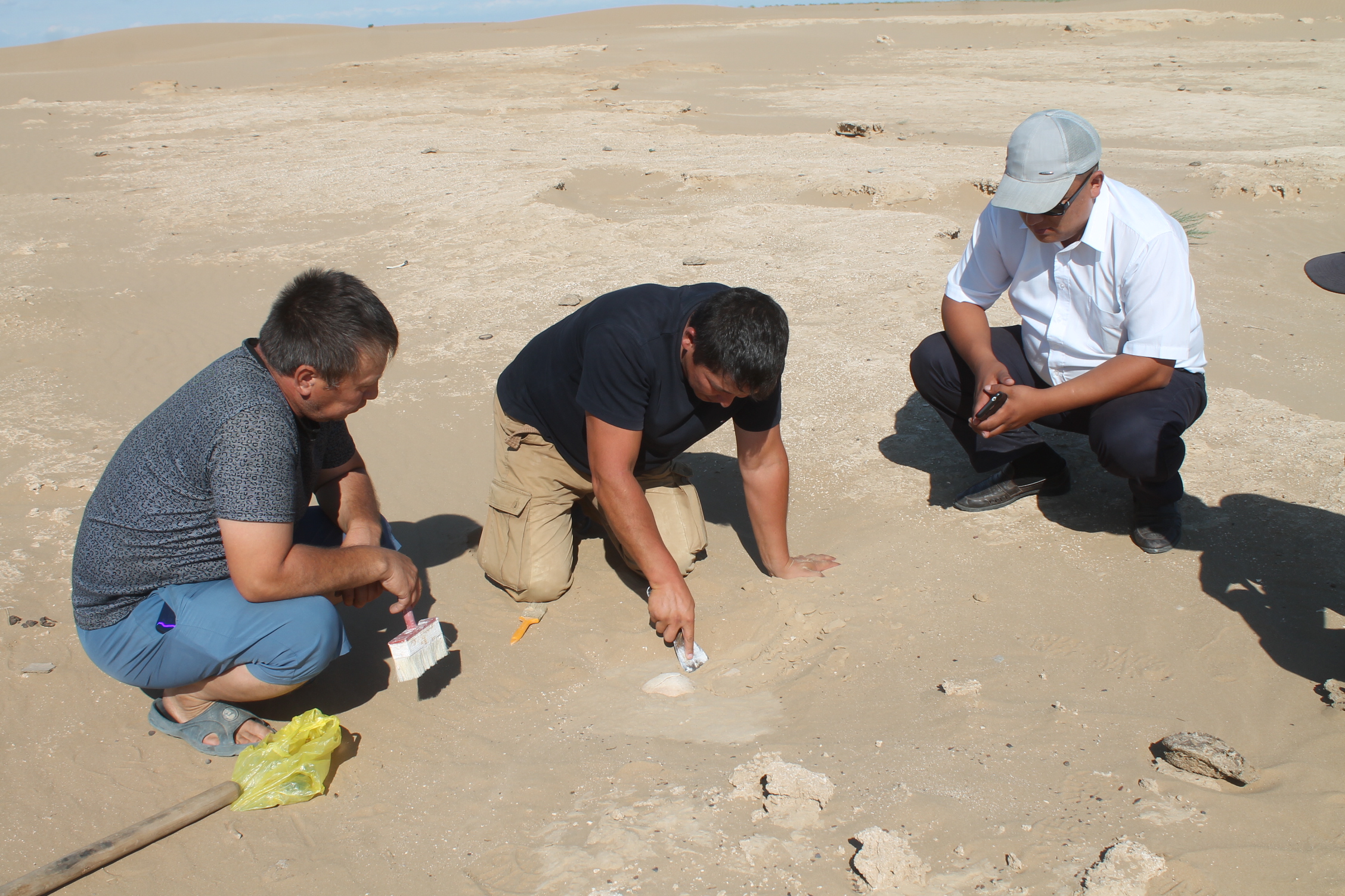 قۇمداعى تۇراق قازاندا قازىلادى