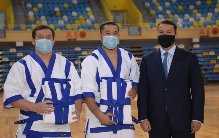 Qazaq kuresi قاۋىمداستىعىنىڭ ءبىرىنشى ۆيتسە-پرەزيدەنتى قازاقستان قۇراماسىنىڭ مۇشەلەرىمەن كەزدەستى