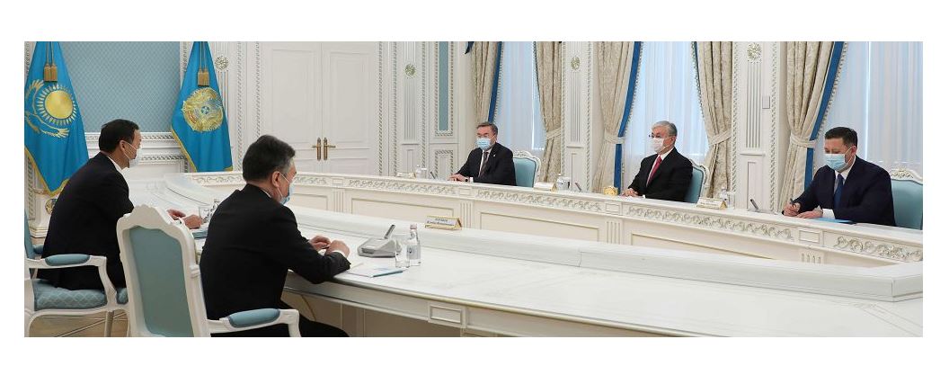 مەملەكەت باسشىسى قىرعىز رەسپۋبليكاسىنىڭ سىرتقى ىستەر ءمينيسترىن قابىلدادى