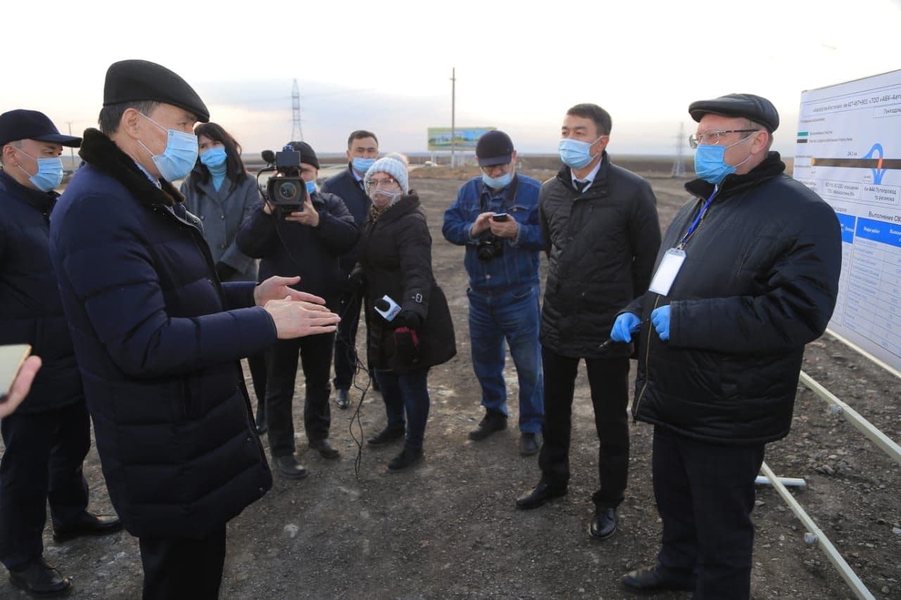 اليك شپەكباەۆ قوستاناي وبلىسىندا جول جوندەۋ ساپاسىن تەكسەردى