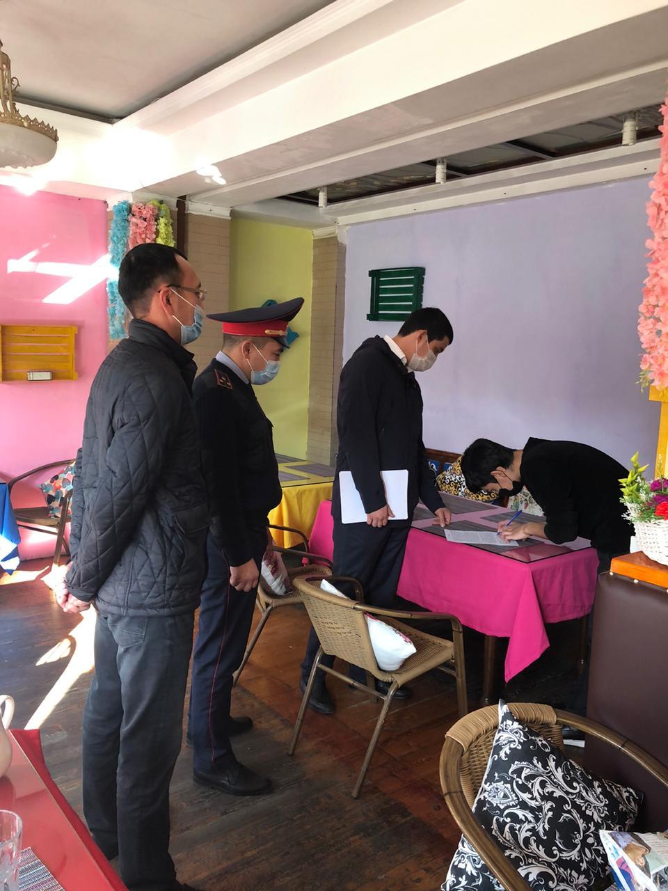 الماتىدا كارانتين رەجيمىن بۇزعاندار قوماقتى ايىپپۇل تولەپ وتىر