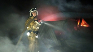 قوستاناي وبلىسىندا اۋرۋحانا ورتەنىپ جاتىر