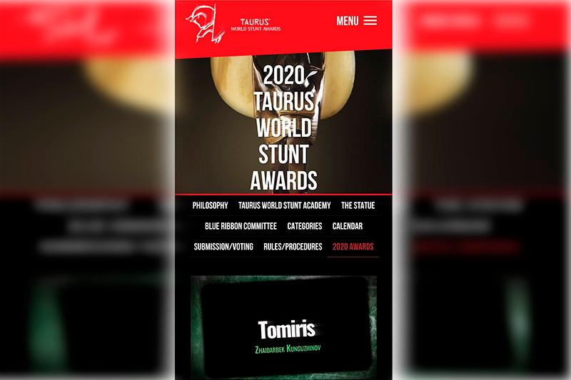 "توميريس" ءفيلمى كاسكادەرلەر "وسكارىن" الدى