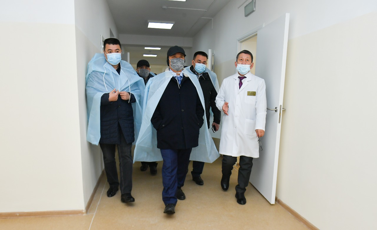 تۇلكىباس اۋدانىندا جاڭا ەمحانا بوي كوتەرەدى