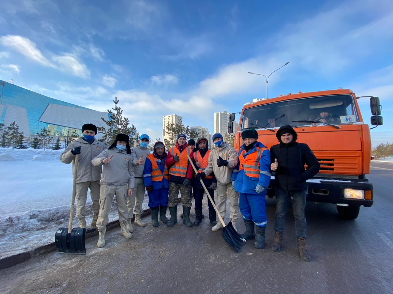 جاسساربازدىقتار "استانا تازالىق" قىزمەتكەرلەرىنە قولۇشىن تيگىزدى
