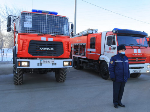 قوستانايلىق قۇتقارۋشىلارعا جاڭا تەحنيكا بەرىلدى