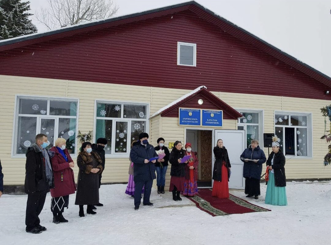 پوپەرەچنوە اۋىلىندا جاڭا كلۋب اشىلدى