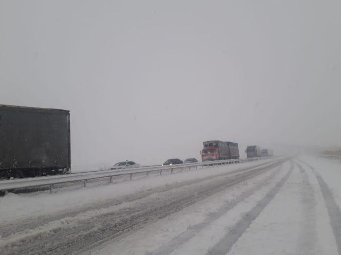 الماتى-وسكەمەن تاسجولى جابىلدى