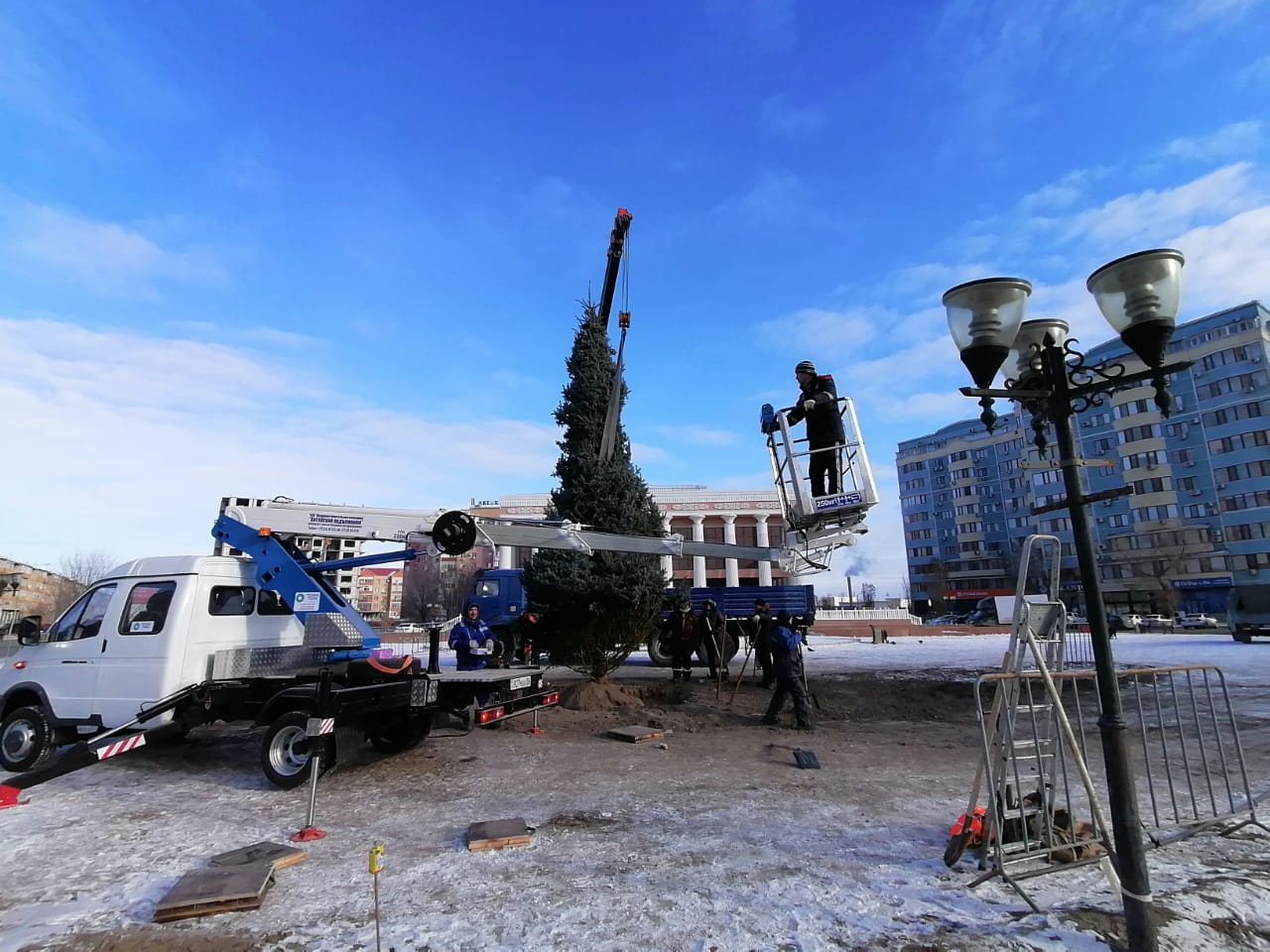 اتىراۋدا گەرمانيادان اكەلىنگەن شىرشا ورناتىلدى