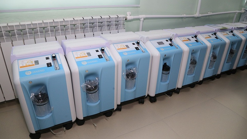 تەمىرتاۋ اۋرۋحانالارىنا 200 كونتسەنتراتور سىيعا بەرىلدى