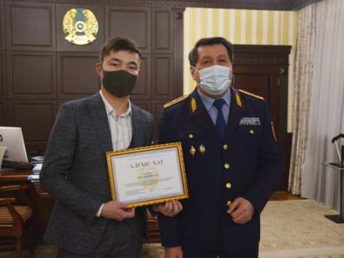 ىشكى ىستەر ءمينيسترى جامبىلدىق ەرىكتىنى ماراپاتتادى