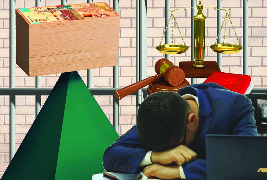 قارجى پيراميداسىن قۇرعاندار ەندى سوت الدىندا جاۋاپ بەرەدى