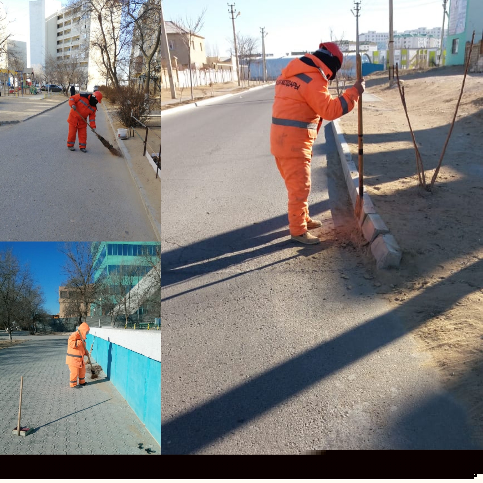 اقتاۋ تۇرعىنىنا  جاڭا جىلدىق مەرەكە قوعامدىق جۇمىسقا تارتۋمەن اياقتالدى