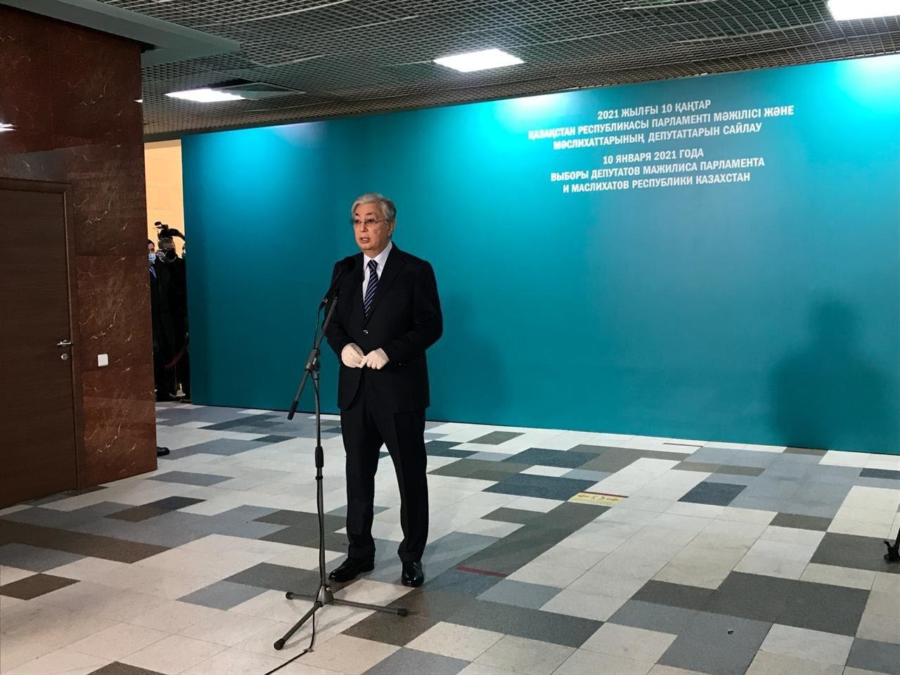 پرەزيدەنت: بۇل سايلاۋ ەلدەگى دەموكراتيانى دامىتۋدىڭ باستى قادامدارىنىڭ ءبىرى بولادى