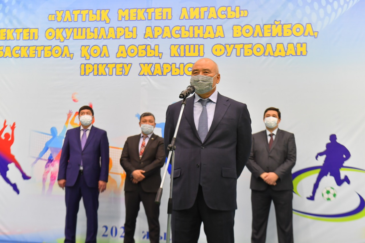تۇركىستاندا «ۇلتتىق مەكتەپ ليگاسى» سپورت جارىستارى باستالدى