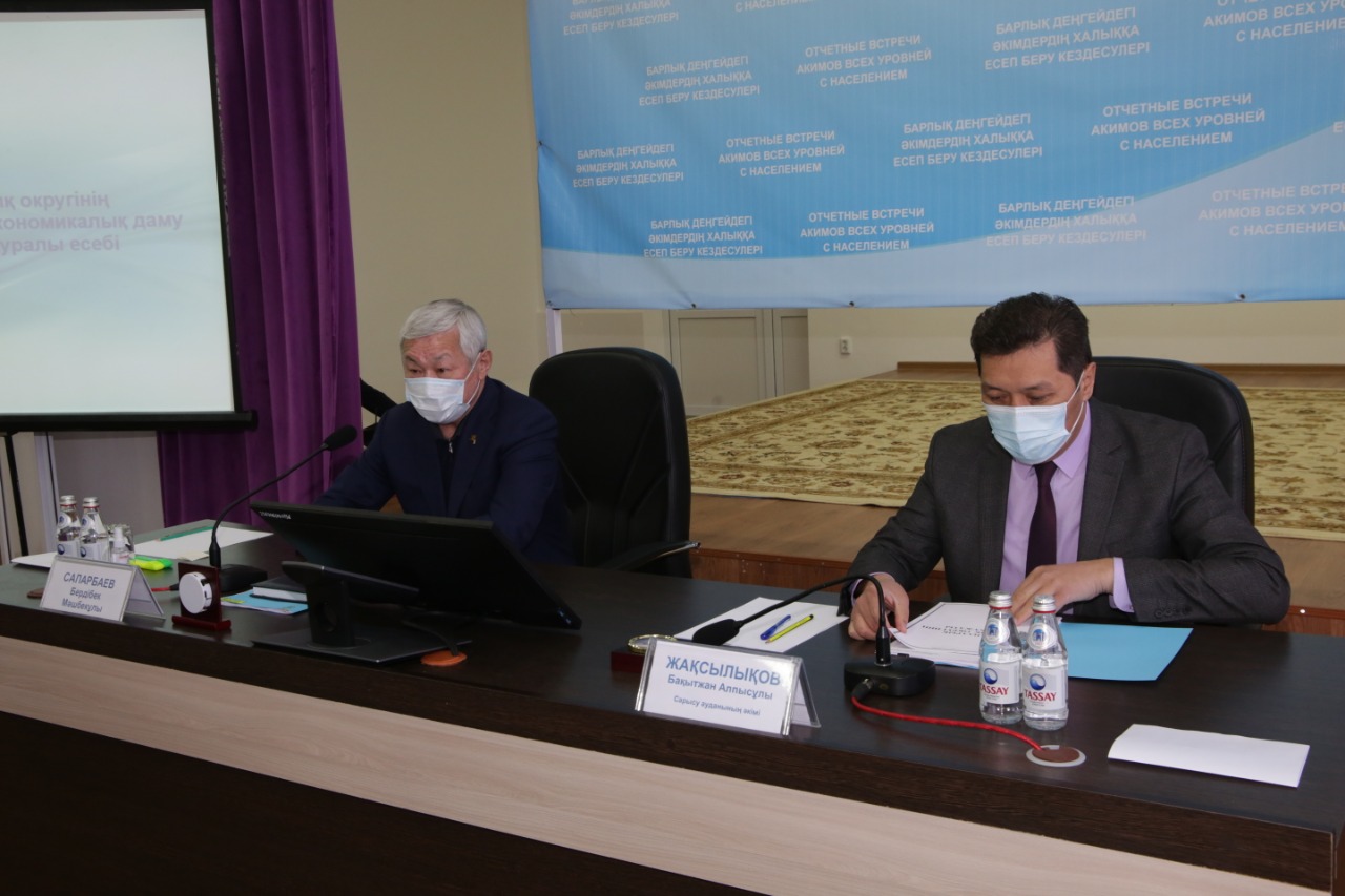 بەردىبەك ساپارباەۆ اۋىل اكىمدەرىنىڭ ەسەبىنە قاتىسۋدا