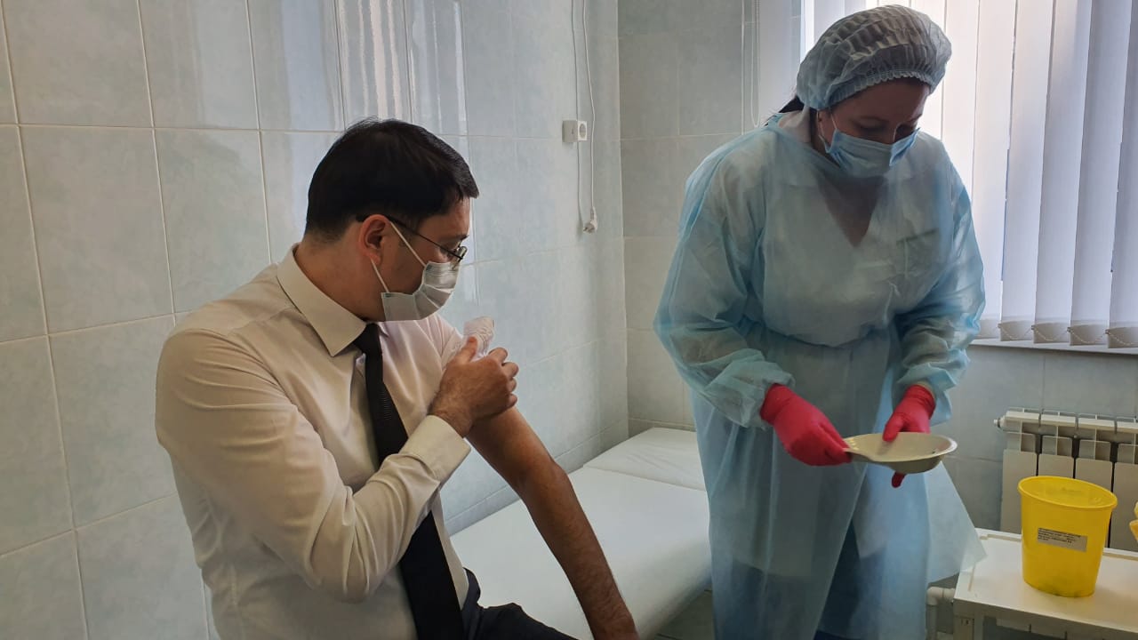 قوستانايدا تۇسكە دەيىن 40 ادام ۆاكتسينا قابىلدادى