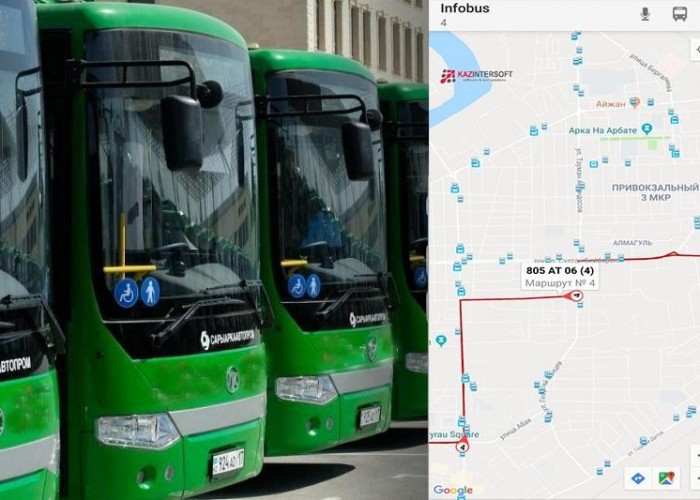 اتىراۋدا «ءىnfobus» قوسىمشاسىن «اvtobys» الماستىردى