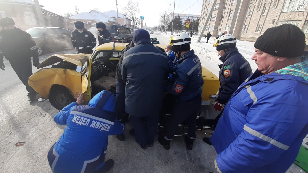 پەتروپاۆلدا قالانىڭ قاق ورتاسىندا جول-كولىك وقيعاسى بولدى