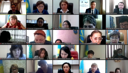 الماتىدا مەكتەپكە دەيىنگى ءبىلىم بەرۋدىڭ وزەكتى ماسەلەلەرى بويىنشا كەڭەس ءوتتى