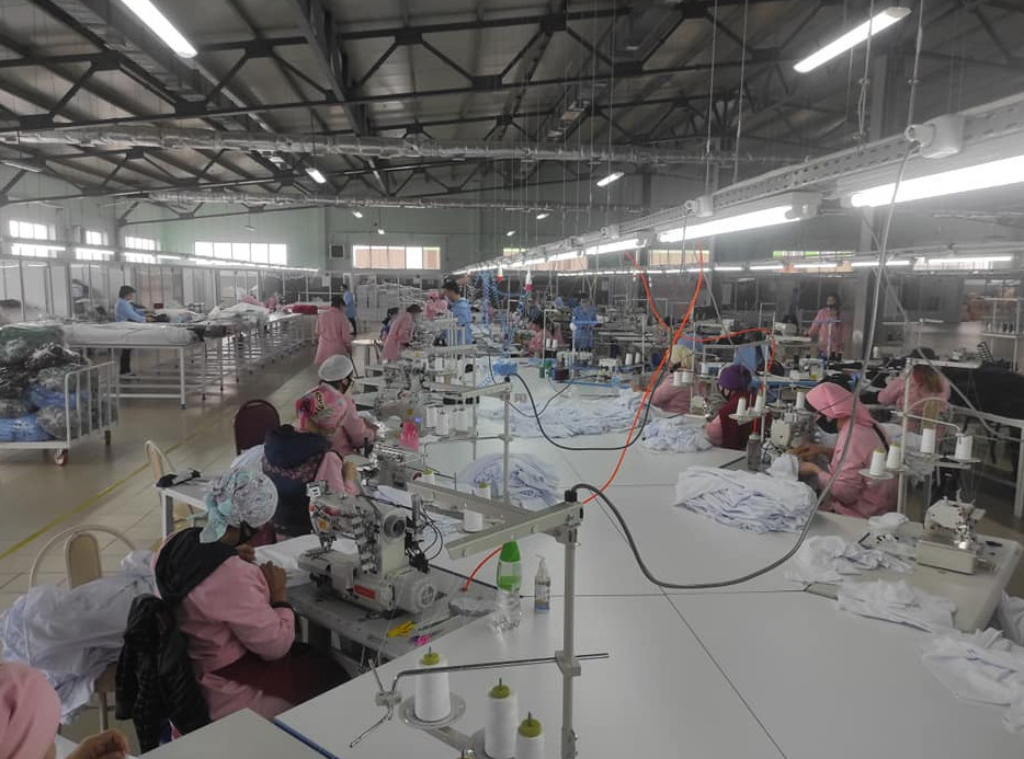 كاسىپكەرلەر تىگىن فابريكاسىن قايتا جانداندىرۋعا كىرىستى