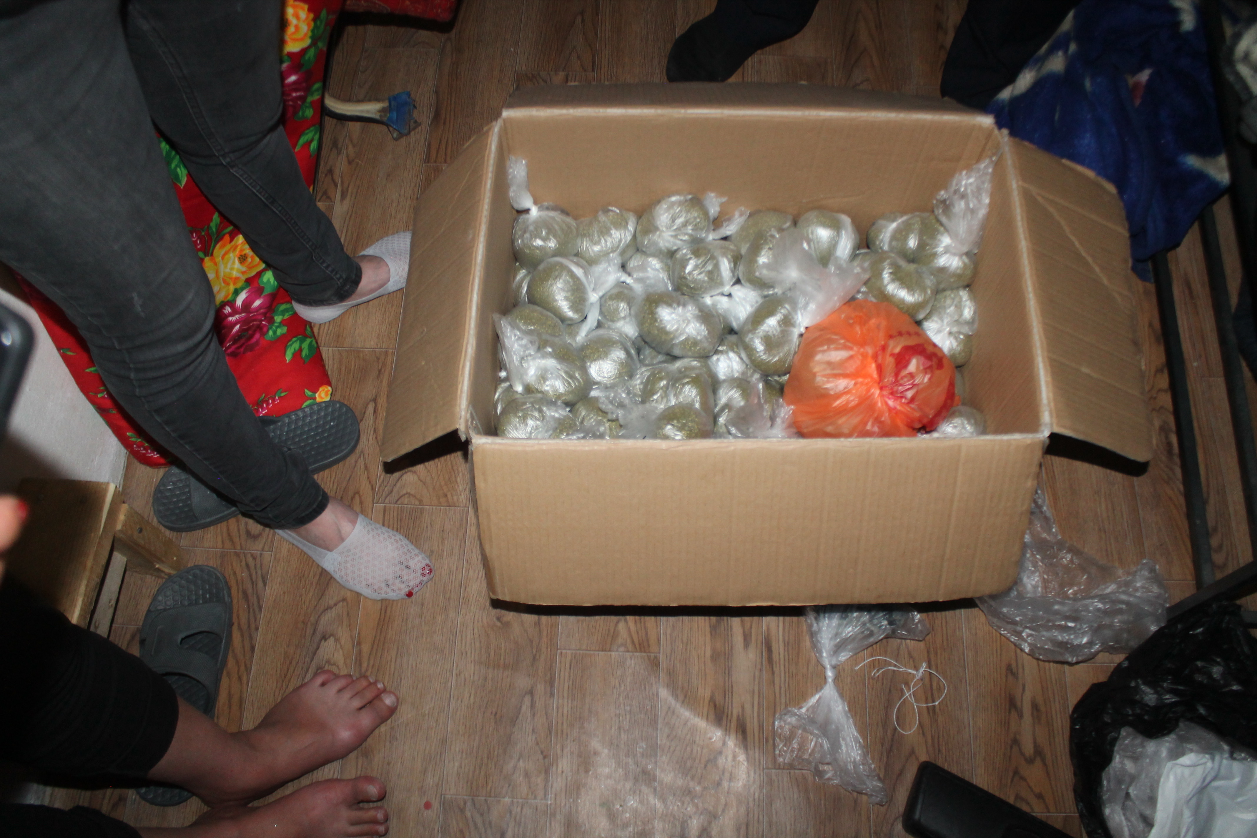 قىزىلوردالىق پوليتسەيلەر 6  ميلليون تەڭگەنىڭ ەسىرتكىسىن تاركىلەدى