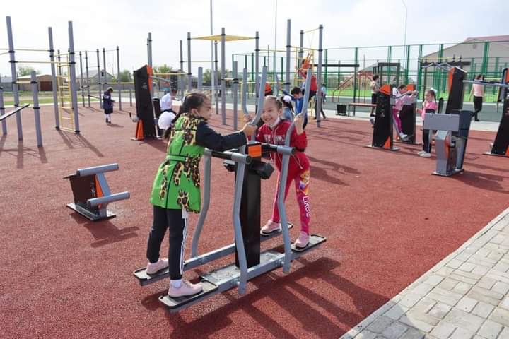 اتىراۋ وبلىسىندا جاڭا ۇلگىدەگى سپورت الاڭى اشىلدى