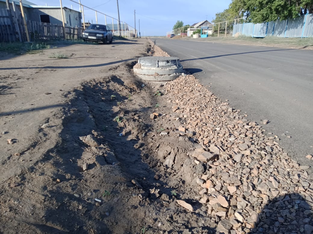 جاڭبىر سۋى جاڭا توسەلگەن اسفالتقا قاۋىپ ءتوندىرىپ تۇر