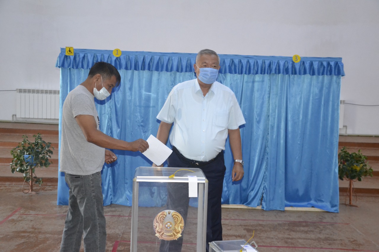 جامبىل وبلىسى: اكىمدەر سايلاۋىنا ەڭ كوپ ۇمىتكەر جامبىل اۋدانىندا تىركەلگەن