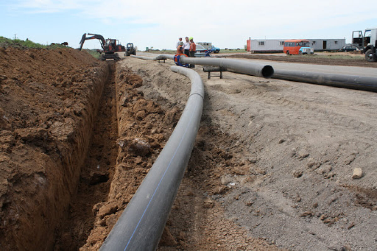 شىمكەنتتە 3 ماگيسترالدى سۋ قۇبىرىنىڭ قۇرىلىسى جۇرگىزىلۋدە