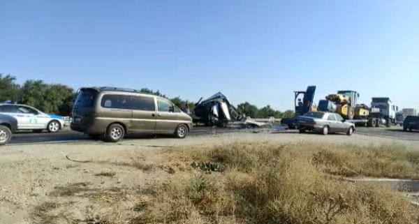 جامبىل وبلىسىندا جانتۇرشىگەرلىك جول اپاتى بولدى