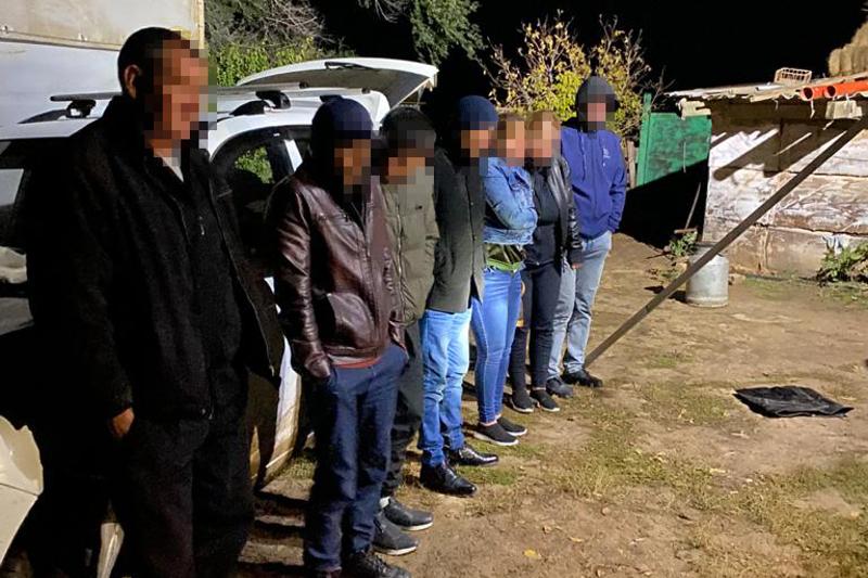 شەكارادان زاڭسىز وتپەك بولعاندار ۇستالدى