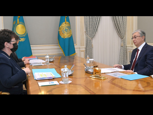 مەملەكەت باسشىسى ەسەپ كوميتەتىنىڭ توراعاسى ناتاليا گودۋنوۆانى قابىلدادى