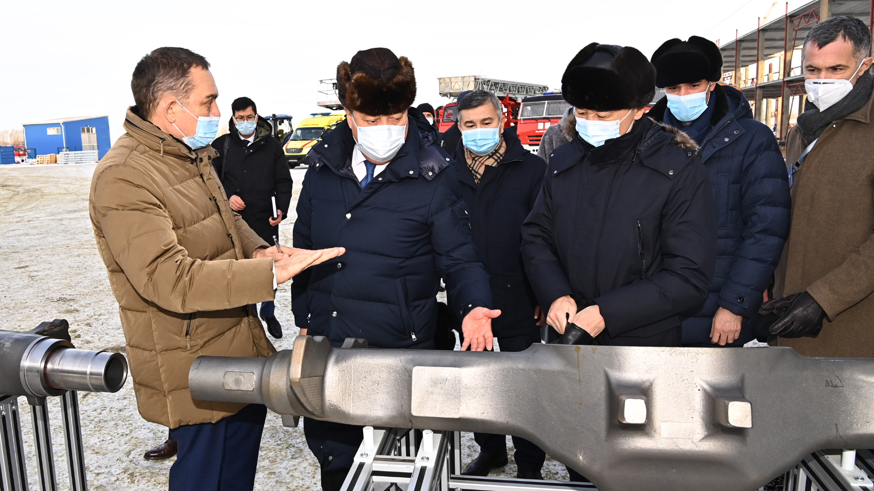 اسقار مامين قوستانايدا جاڭا ءوندىرىس ورنىن ىسكە قوستى