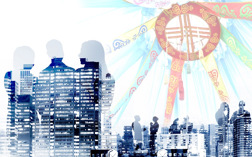 قازاق ءھام ۋربانيزاتسيا نەمەسە قازاق حالقىنىڭ قالاعا شوعىرلانۋ پروتسەسى