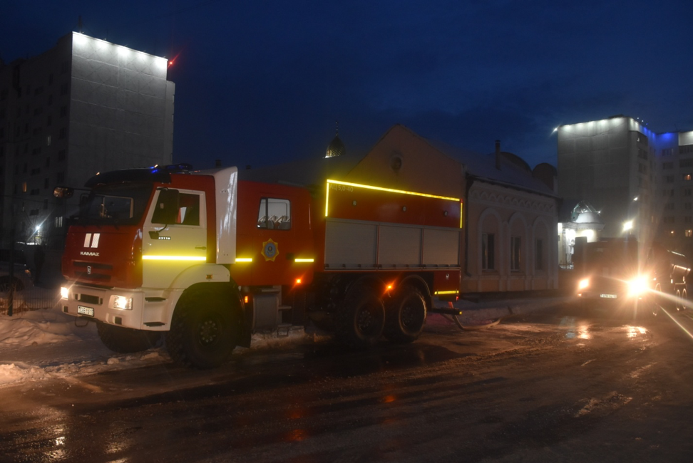 قىزىلجاردىڭ ورتالىعىنداعى مەشىتتەن ءورت شىقتى