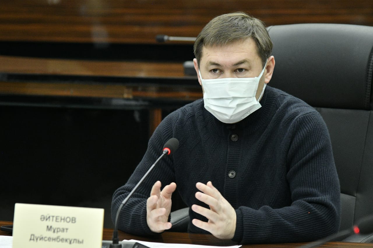 مۇرات ايتەنوۆ ءال-فارابي اۋدانىنىڭ بەلسەندىلەرىمەن كەزدەستى