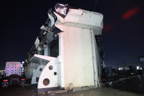 تاشكەنتتەگى اۆتودۇكەندەردىڭ ءبىرى ورتەندى