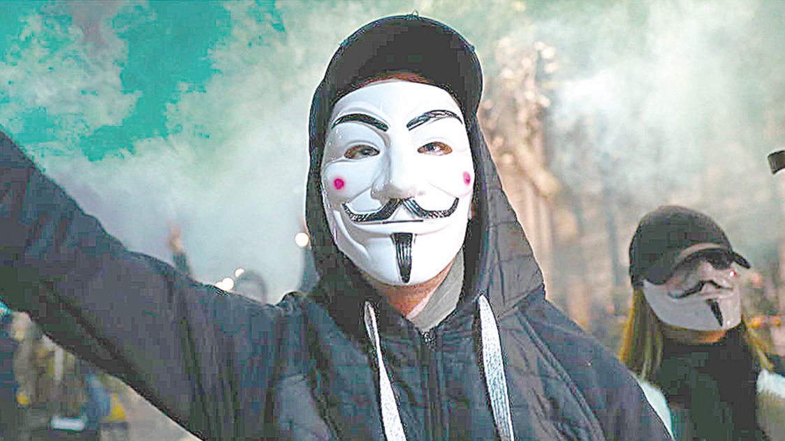 Anonymous: حاكەرلەر شابۋىلى