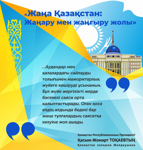 حالىق جاڭا ساياسي پارتيالاردى قولداۋعا دايىن