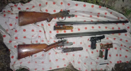 جامبىلدا قاڭتار وقيعاسى كەزىندە ۇرلانعان قارۋ-جاراقتار تابىلدى