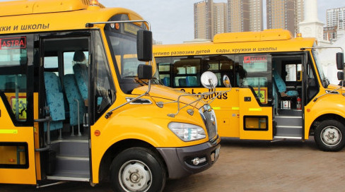 ەلىمىزدە مەكتەپ اۆتوبۋستارى جاڭارادى