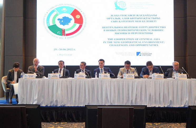 ەرلان قارين ورتالىق ازيا ىنتىماقتاستىعى تۋرالى كونفەرەنتسياعا قاتىستى