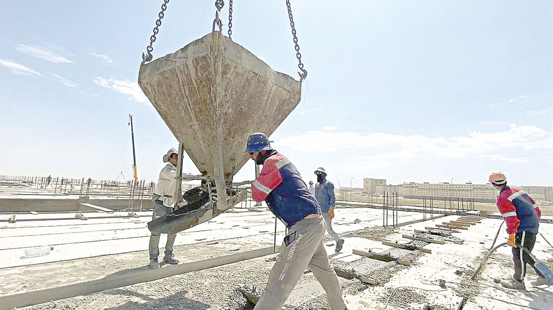 اقتاۋدا كوتەرمە-تاراتۋ ورتالىعىنىڭ قۇرىلىسى جۇرۋدە