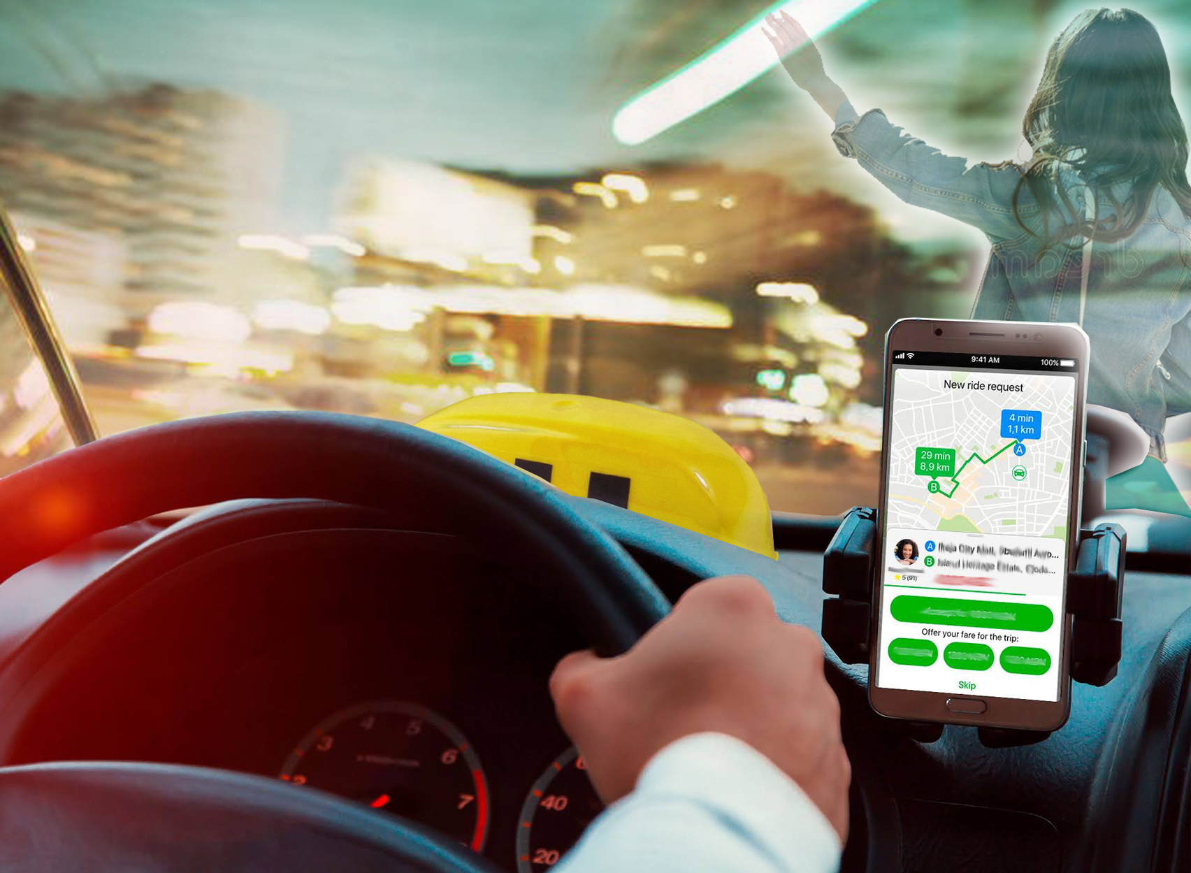 تاكسي تىزگىندەگەن كۇن