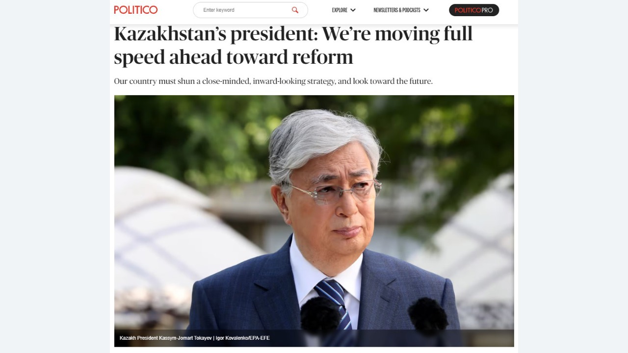 قاسىم-جومارت توقاەۆ: ءبىز رەفورمالار جولىندا نىق قاداممەن العا باسىپ كەلەمىز